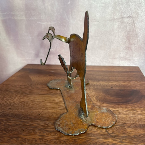 Terrier Dog Metal Distressed Business Card Holder - Picture 5 of 9